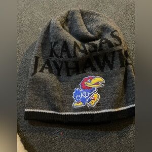 Adidas official sideline headwear, Kansas, Jayhawks, KU winter beanie